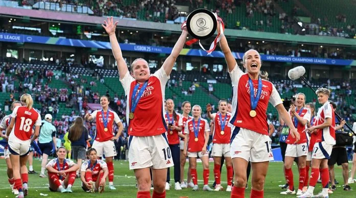 Beda Nasib Nih Arsenal WFC Ukir Sejarah Kalahkan Barcelona dan Juarai Liga Champions
