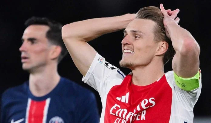 Martin Odegaard Punya Dua Kambing Hitam Atas Kekalahan Arsenal di Liga Champions